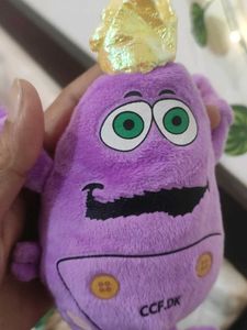 Plush Purple Crown Toy