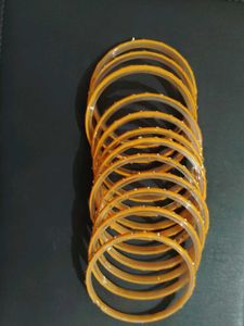 Set of 12 Yellow Bangles