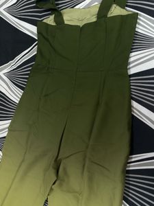 Stylish Olive Green Jumpsuit