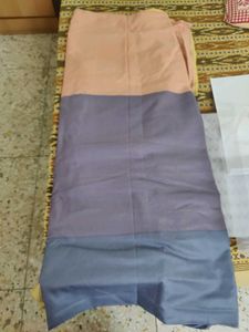 Elegant Bedsheet - Peach & Grey