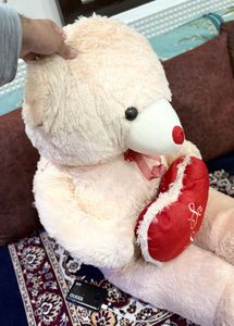 Cute Teddy Bear with "So Sweet" Heart
