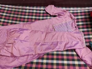 Beautiful Lavender Kurta Set with Dupatta
