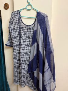 Printed Kurta Set with Dupatta