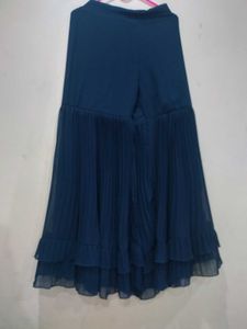 Exquisite Embellished Blue shrara suit set