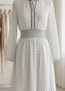 Chic Polka Dot Midi Dress