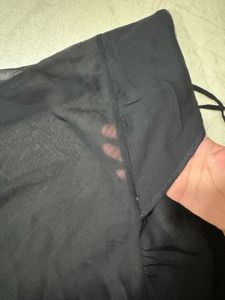 Black Sheer Halter Top