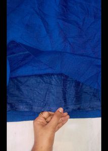 Navy Blue A-Line Skirt