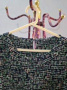Patterned Casual Dress