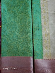 Green Colur Festive Wear Saree