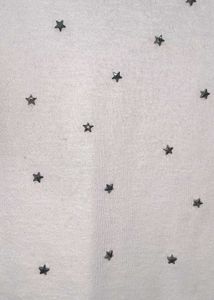 Metallic Star Studied Tshirt For Girls.