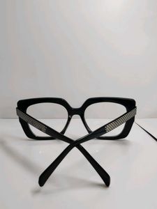 Sparkling Rhinestone Cat-Eye Glasses