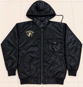 Stylish Black Hooded Jacket