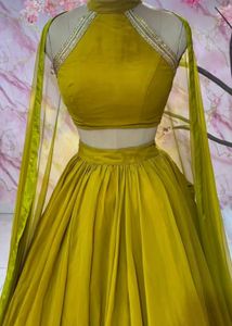 Elegant Mustard Yellow Lehenga Choli