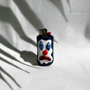 Sad Clown Face Lighter Case