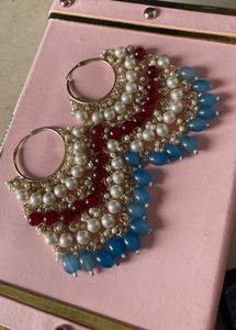 Beaded Hoop Earrings 7+