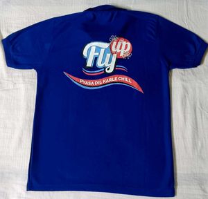 Men's Blue Graphic T-Shirt