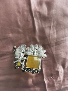 Boho Peacock Statement Ring