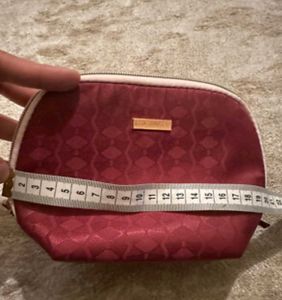 Ted Baker Burgundy Cosmetic Pouch