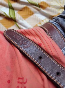 Woodland Brown Leather Belt
