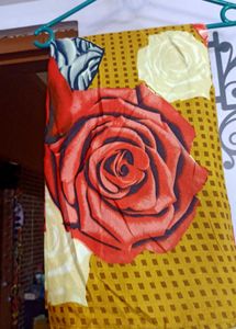 Floral Bedsheet Set With 2 Pillow Cover