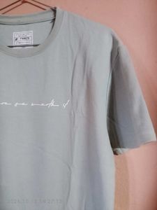 Light Green Graphic T-Shirt
