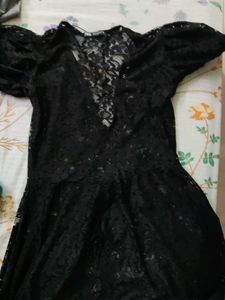 Elegant Black Lace Dress