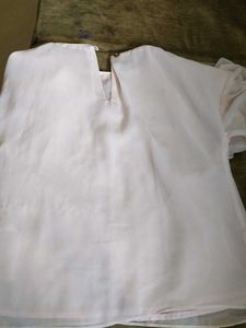 Sheer Ruffle Sleeve Top
