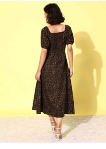 Leopard Print Dress, never worn, with tags
