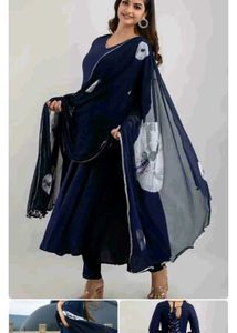 Flared Kurta Witu Dupatta
