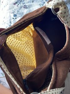 Viral Pinterest polka dot shoulder bag with button
