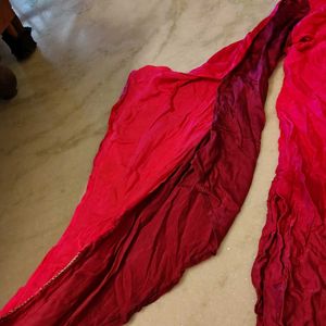 Ombre Silk Kurti with Designer Sleeves
