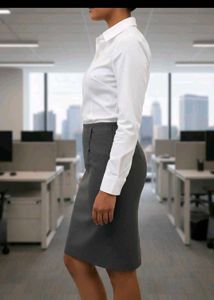 Arrow Classic Grey Pencil Skirt