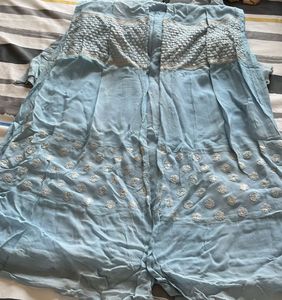 Stunning Blue Embroidered Lehenga Choli