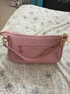 Cute Pink Quilted Shoulder Bag