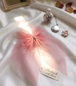 Cute Pink Bow Hair Clip