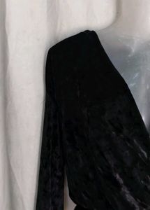 Velvet Wrap Bodysuit