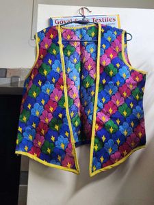 Colorful Sleeveless Jacket