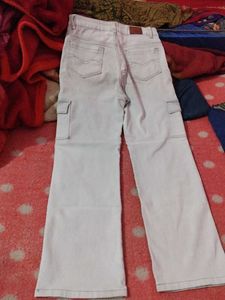 Wide Leg White Jeans