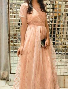 Elegant Peach Dress (Combo)