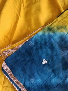 Vibrant Yellow Kurta Set with Dupatta