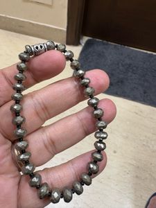 diamond cut pyrite Bracelet
