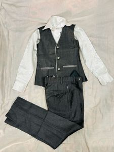 Men's Vest Suit Set