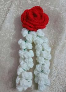 Handmade Crochet Flower Hair Accessory