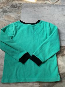 Kids Green Monster Graphic Long Sleeve Shirt