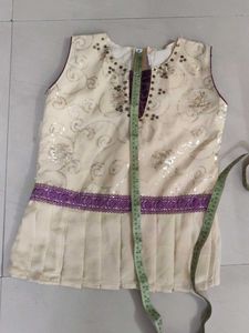 blouse with heavy embroidery and sequin