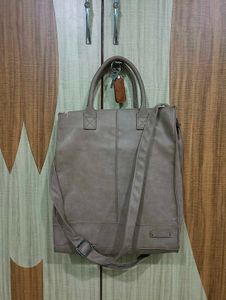 Stylish Taupe Tote Bag