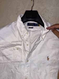 Ralph lauren og white shirt