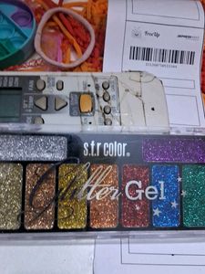 S.T.R Color Glitter Gel Palette