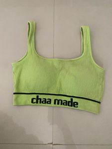 Ribbed Cropped Tank Top