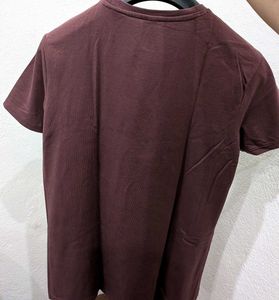 Maroon "Future Begin" Graphic T-Shirt